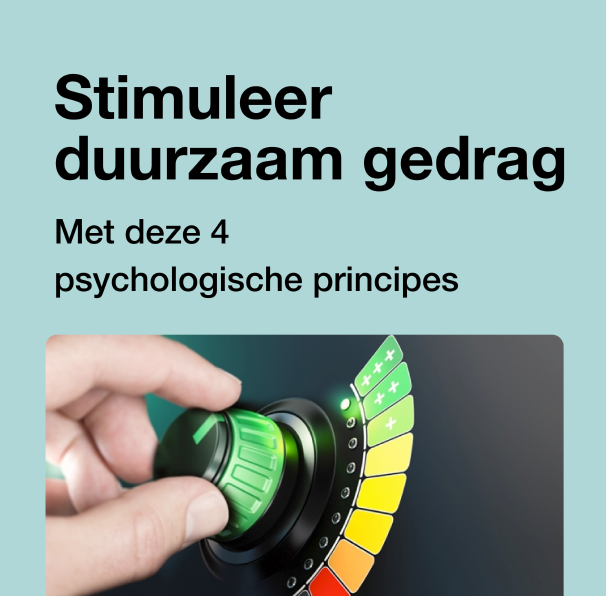 Stimuleer duurzaam gedrag - Jens van der Weele Transitietaal