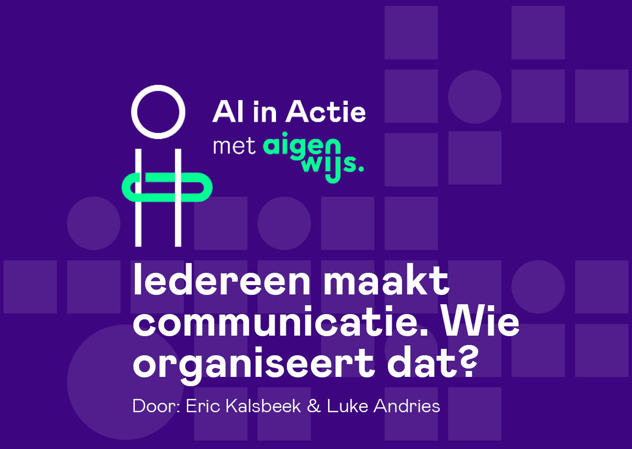 omslag AI in Actie met Aigenwijs kwartaalblog 2